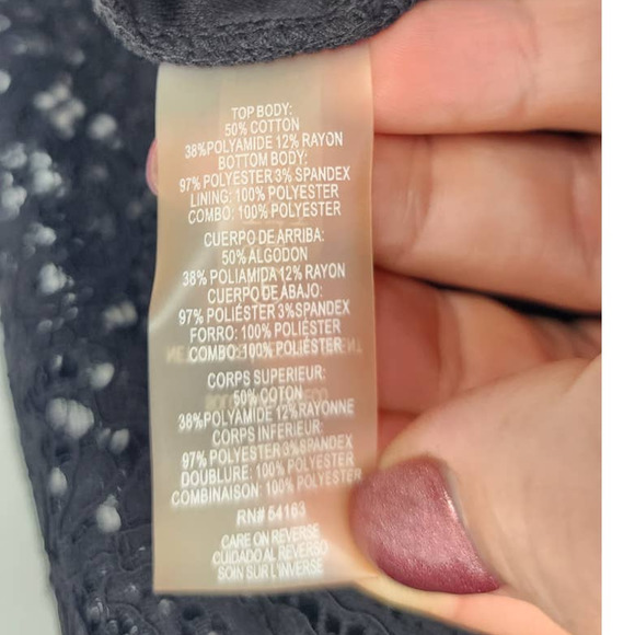 Karl Lagerfeld Black‎ Lace Tulip Hemline Sleeveless Dress Knee Length Size 2 - Picture 16 of 16